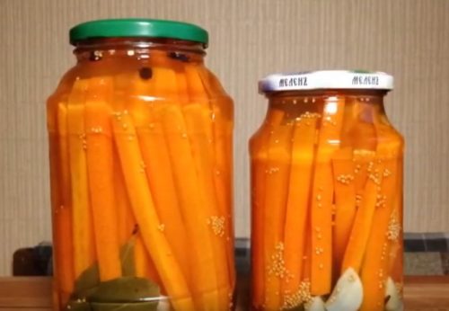 Морковь с чесноком на зиму в банках