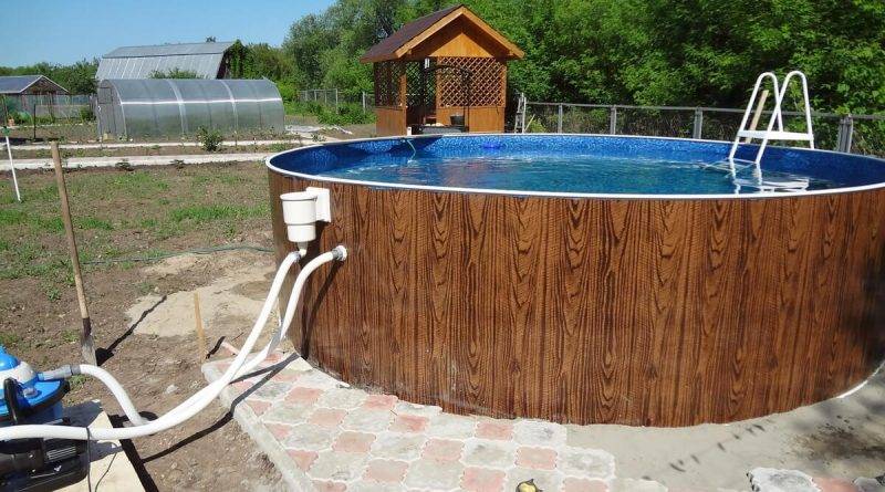 Как правильно установить каркасный бассейн на даче