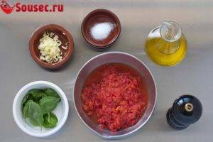 Рецепт соуса из помидоров