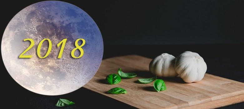 Даты посадки чеснока по Лунному календарю (2018)