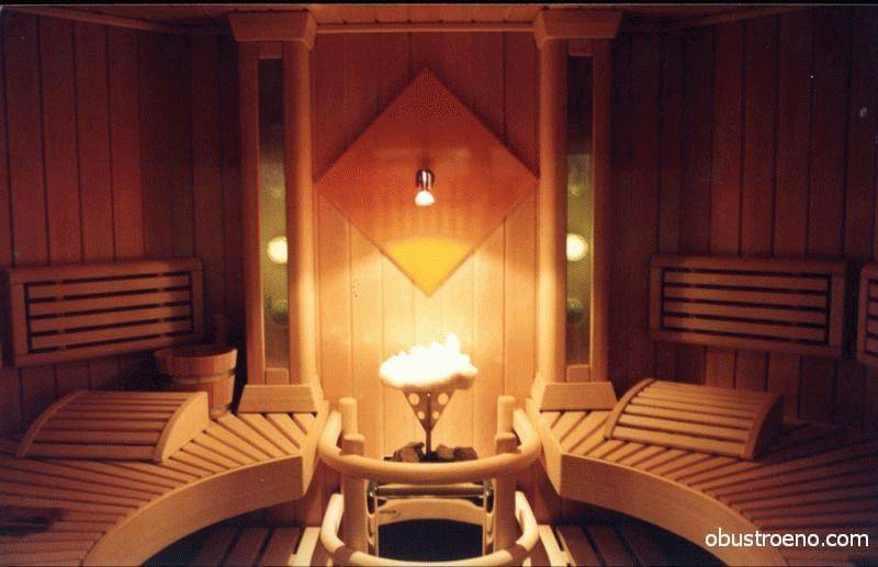 Внутренняя отделка комнаты отдыха в бане