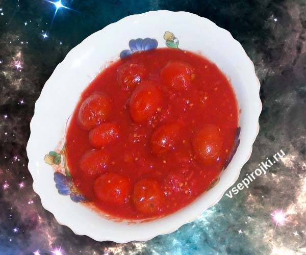 Помидоры в томатной заливке на зиму рецепты