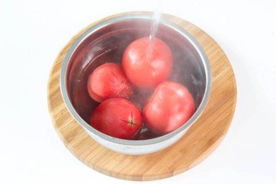 Как ошпарить помидоры