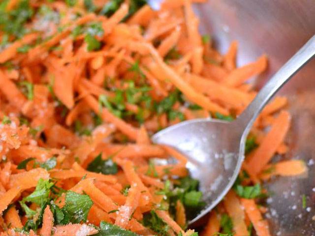 соленая морковь