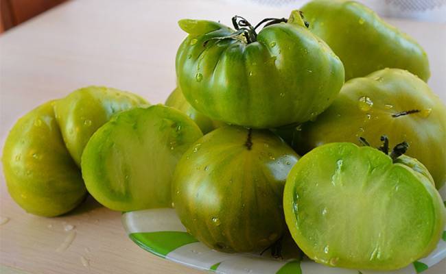 Сорт зеленых помидор